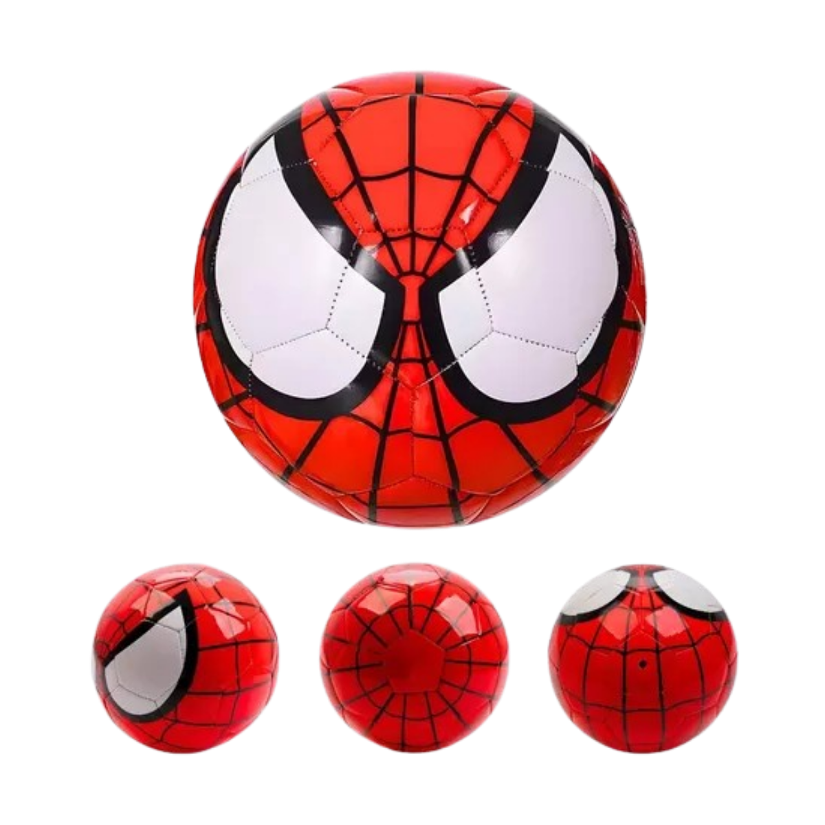 Bola De Futebol Brinquedo Homem Aranha Couro Sintético Bola De Futebol Brinquedo Homem Aranha Couro Sintético